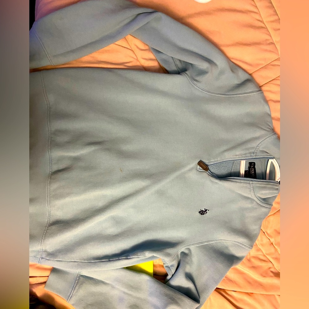 POLO QUARTER ZIP SWEATER